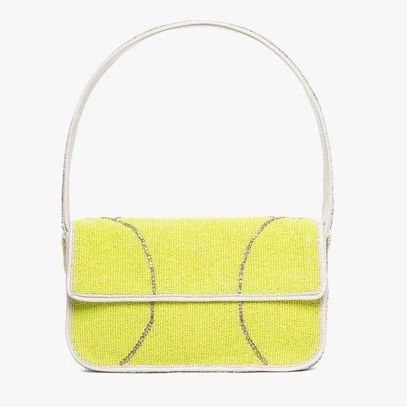 STAUD Handbags - Staud New Balance Tommy Beaded Bag Tennis